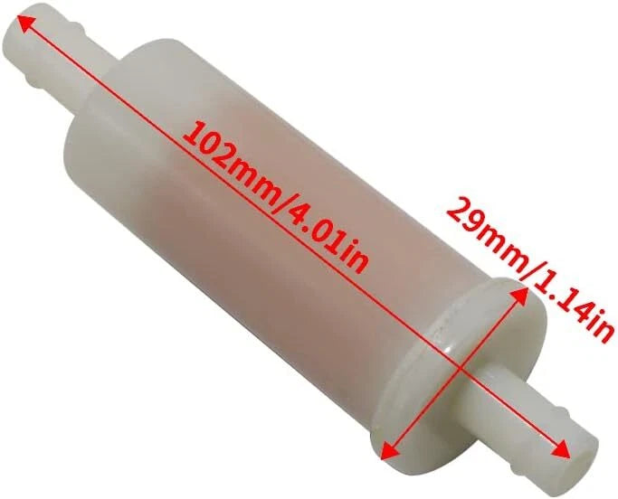 1/4" In Line Fuel Filter for Mercury Johnson Evinrude (35-816296Q, 164941, 18-7830)