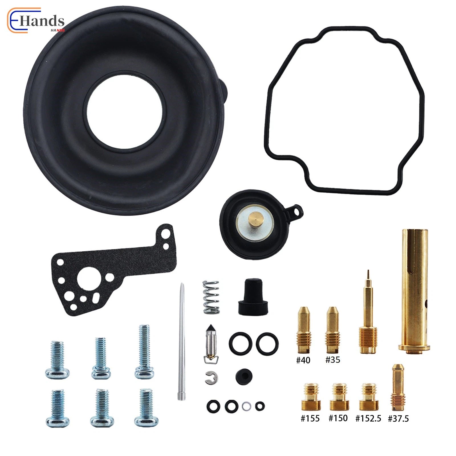 Carburetor Repair Kit 4X for Yamaha VMX1200 XVZ1300 (1985–1990)