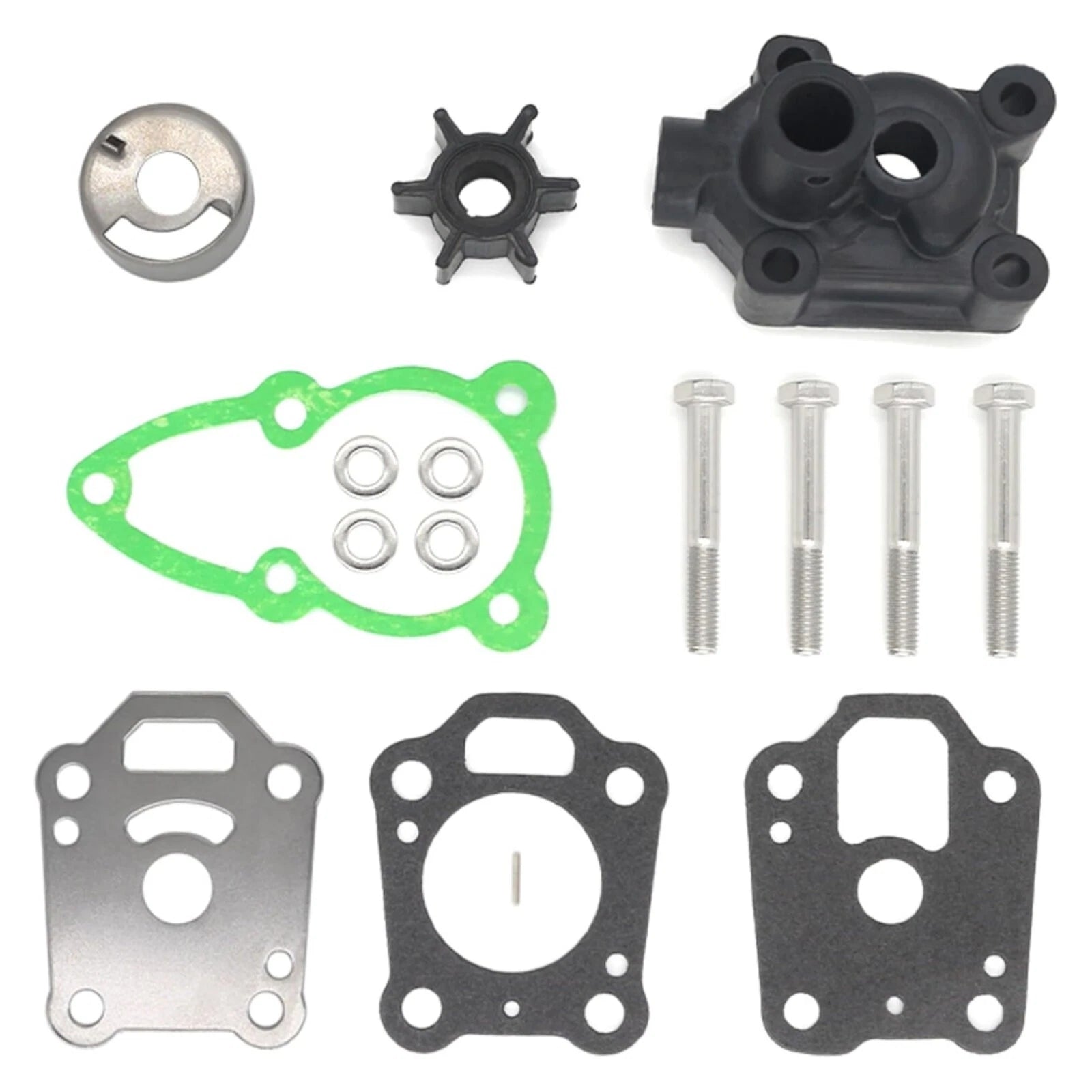 Water Pump Rebuild Kit for Mercury 4 5 6 HP Outboard (16159T01, 16159A03)