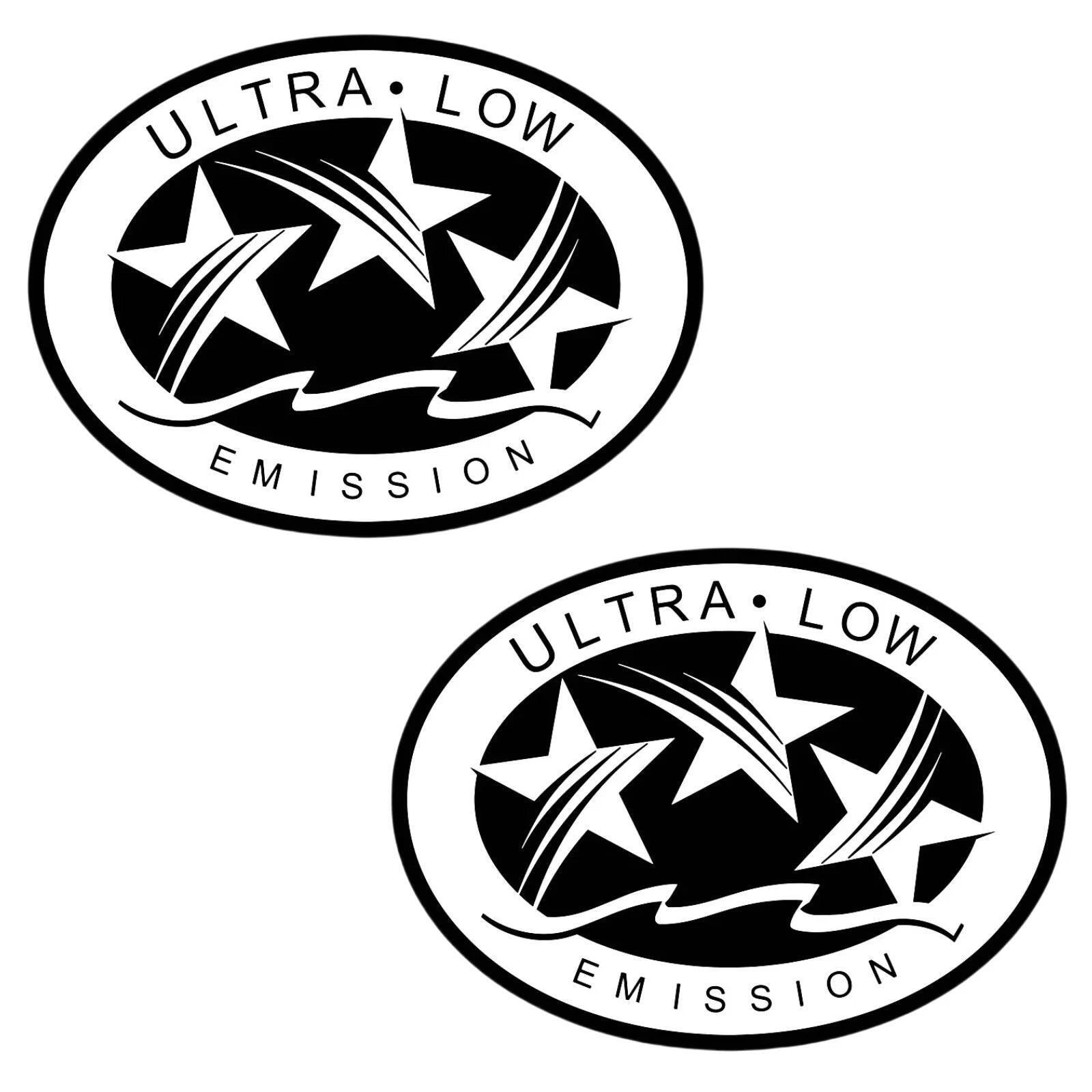 2X Outboard Graphic Sticker for Mercury (CA DOT, Ultra Low Emission)