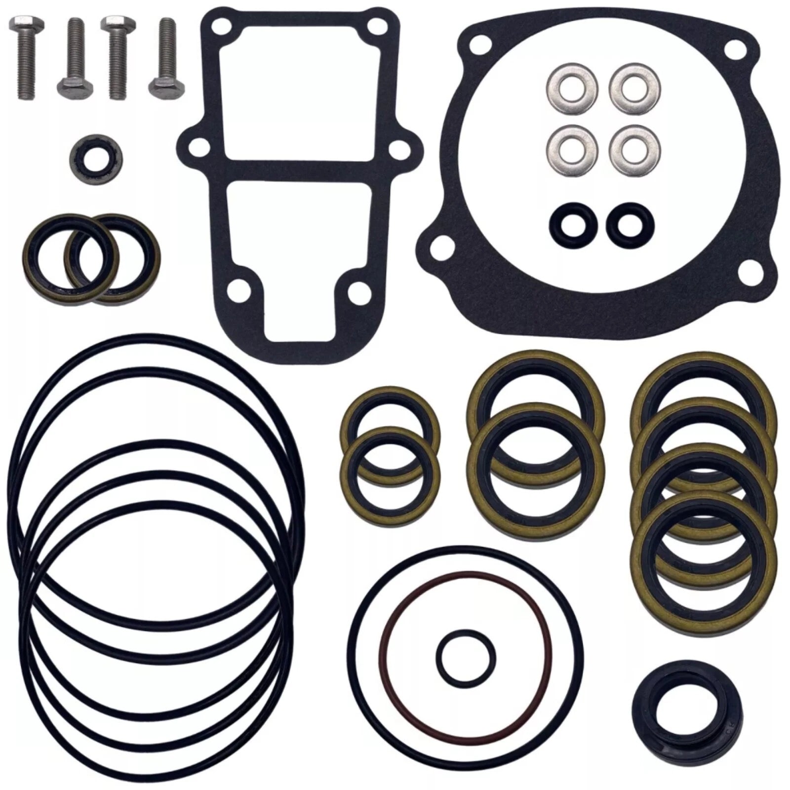 Gearcase Seal Kit for Evinrude Johnson Outboard Lower Unit (Replaces 5006373)