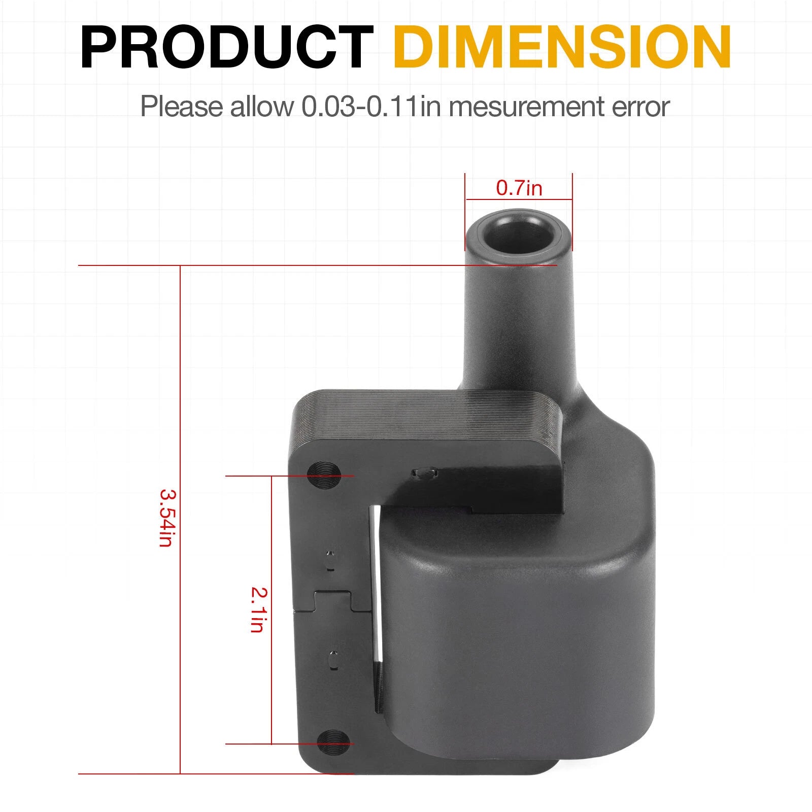 Ignition Coil for Kawasaki Mule PRO-FXT/FX/FXR (2015–2023) Replaces 21121-0724