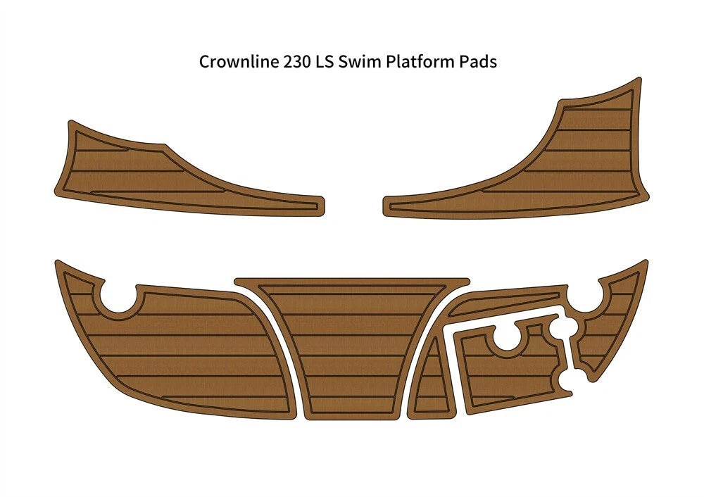 EVA Foam Teak Decking Pad for Crownline 230 LS