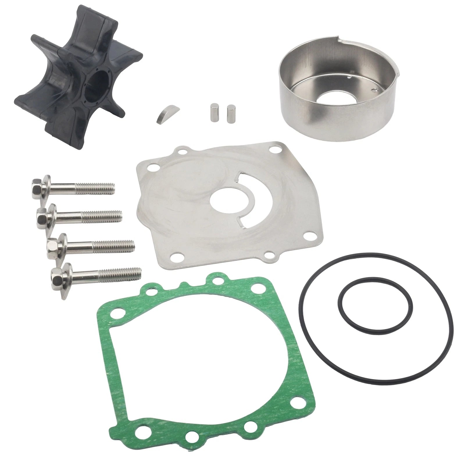 Water Pump Impeller Repair Kit for Yamaha Outboard (61A-W0078-A3, 61A-W0078-A1-00)