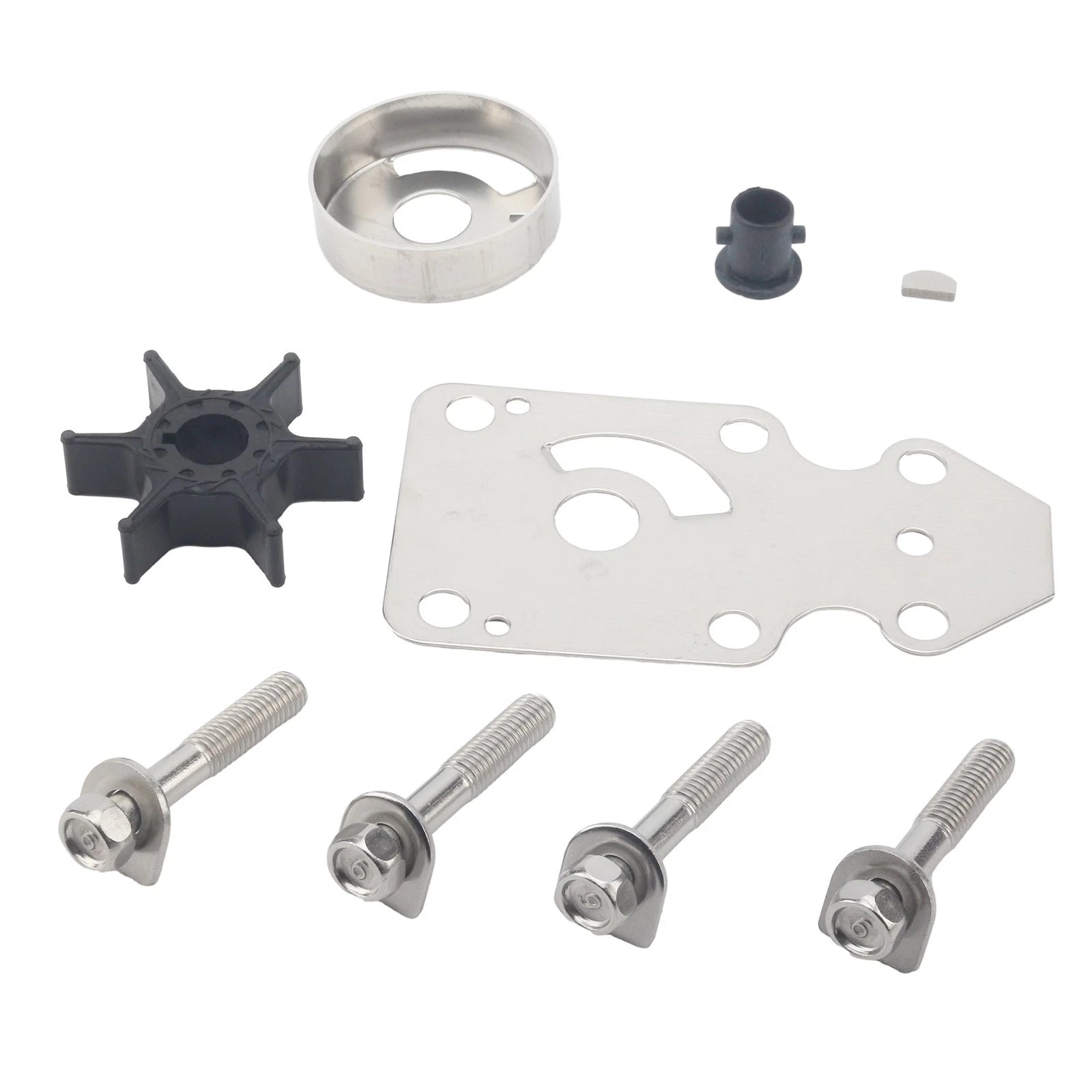 Water Pump Repair Kit for Yamaha Outboard 9.9 15 20 HP (4-Stroke) 63V-W0078-00