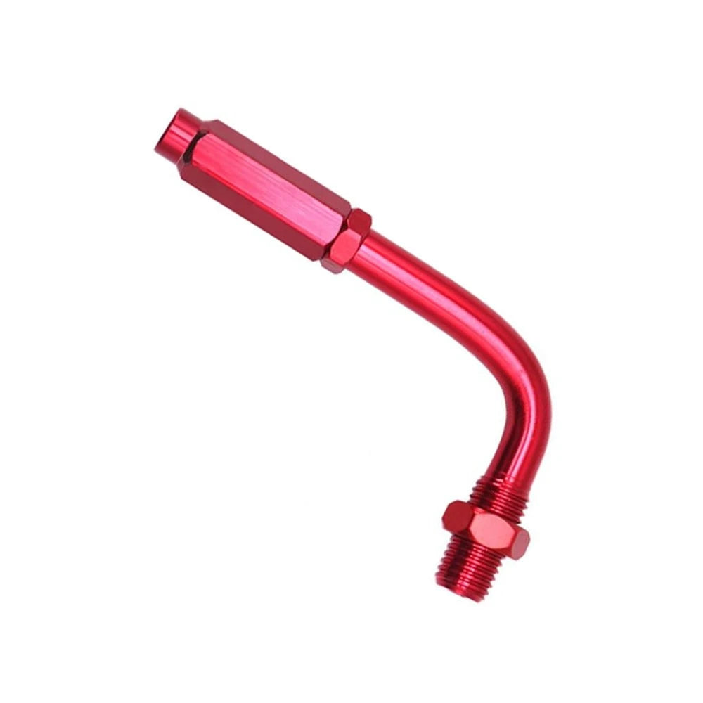 Throttle Cable Adjuster Tool for Motorcycle Dirt Bike (90 Degree, Aluminum, Red)