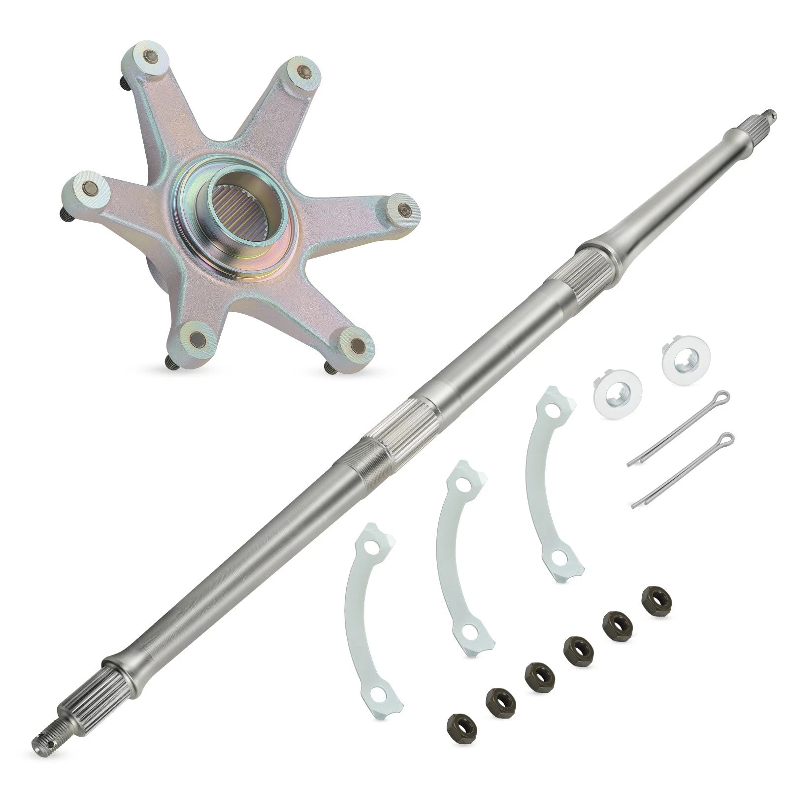 Rear Axle Kit for Yamaha Tri Z 250 YTZ250 (1985–1986) Banshee 350 YFZ350 (1989–2006)