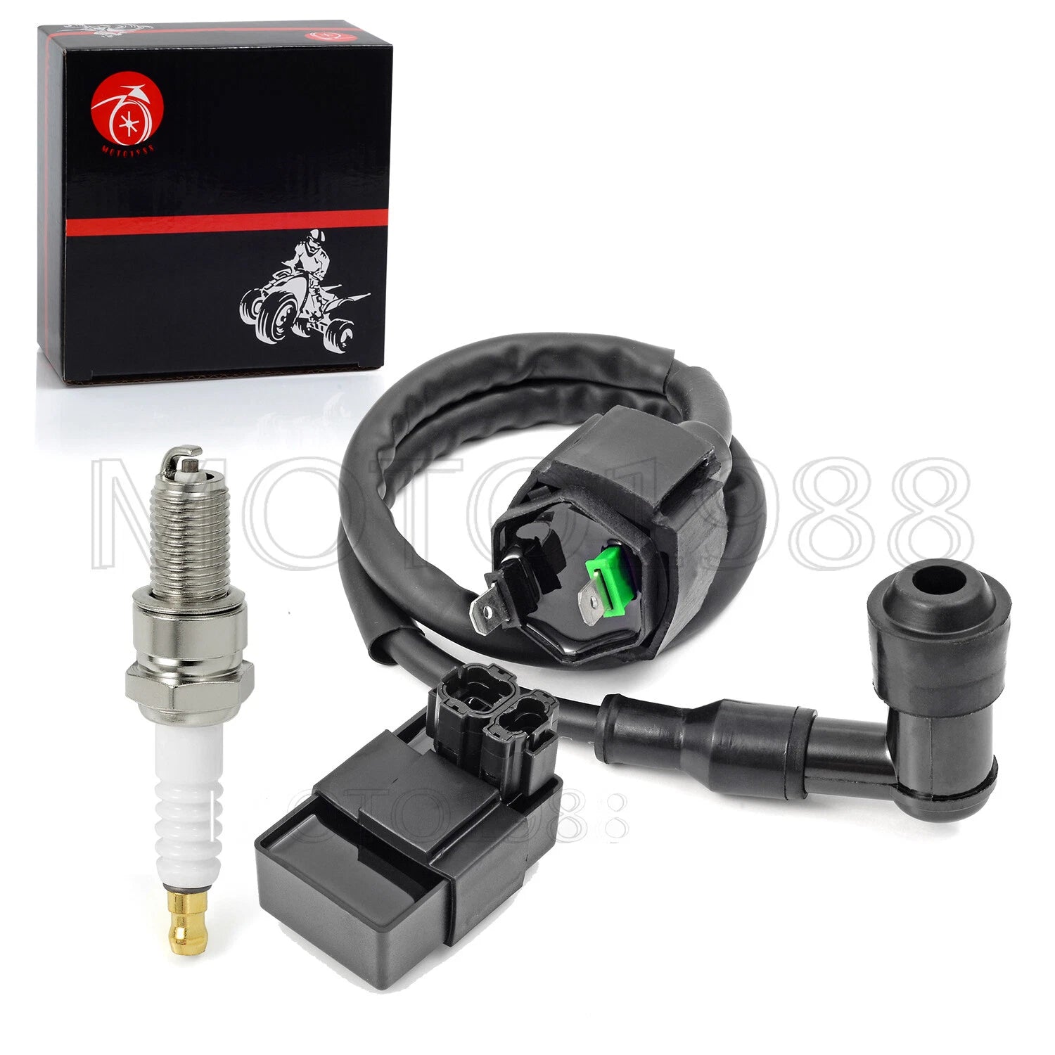 Ignition Coil CDI Spark Plug for Honda CRF100F (2004–2013) 30410-GT9-000