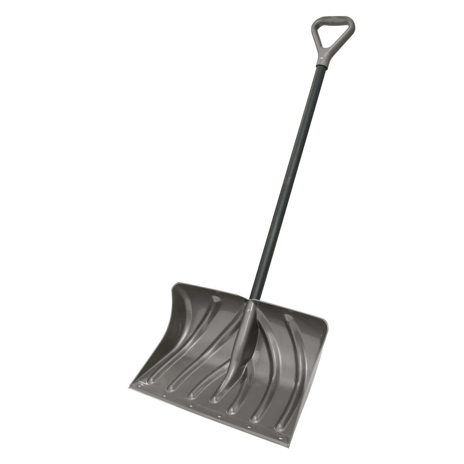 Snow Shovel and Pusher with 20 Inch No-Stick Blade for Easy Snow Removal
