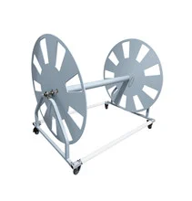 SR Smith – XL Capacity Lane Line Storage ReelWith Plastic Hubs, Gray – 38000
