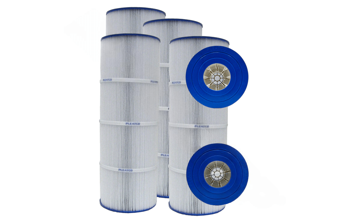 SUPER-PRO 7″ Diameter 325 SqFt Replacement Filter Cartridge 4 Pack