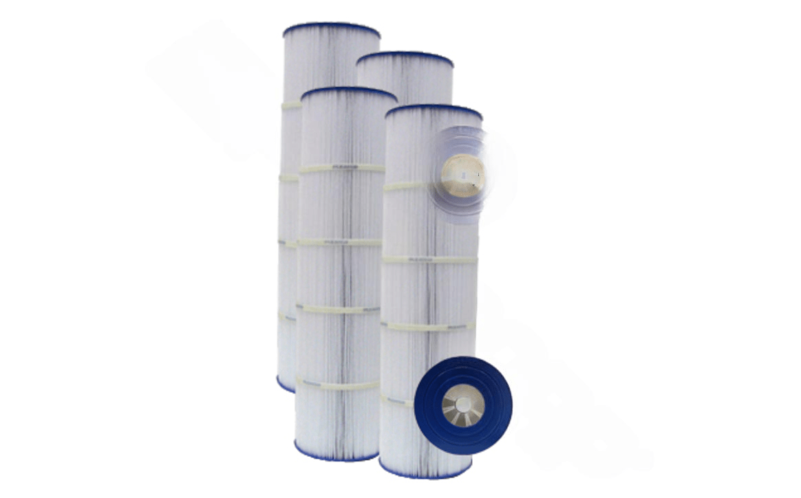SUPER-PRO 7″ Diameter 425 SqFt Replacement Filter Cartridge 4 Pack