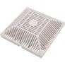 SUPER-PRO SG6404790 9″ x 9″ Square White Anti-Vortex Main Drain Frame & Grate