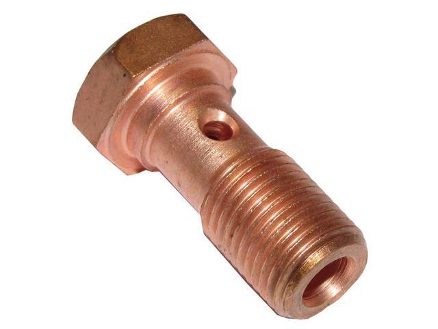 Master Cylinder and Power Brake Booster Outlet Fitting Banjo Style Bolt