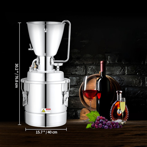 13 Gal Alcohol Distiller Machine Brewing Equipment DIY Whiskey Home Still