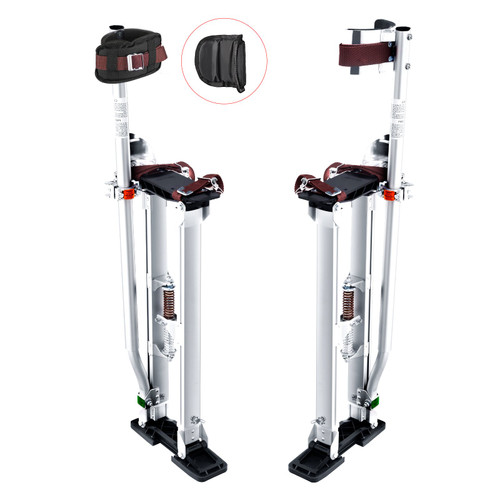 Drywall Stilts Aluminum Tool Stilts 24''-40'' Adjustable Painting Silver