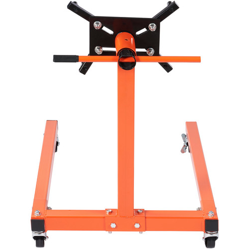 Engine Stand, 1300 lbs (3/5 Ton) Rotating Engine Motor Stand with 360 Degree Adjustable Head, Cast Iron Motor Hoist Dolly, 4-Caster, 4 Adjustable Arms, for Vehicle Maintenance, Auto Repair