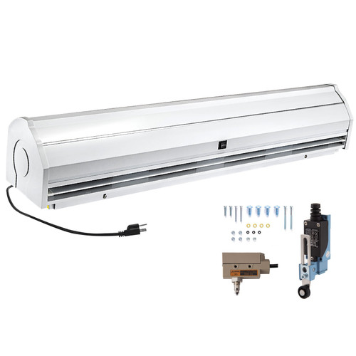Air Curtain 59", 2 Speeds Commercial Indoor Air Curtain, UL Certified, CE Certified, 1113 CFM Air Volume with 2 Easy-Install Micro Switch(Limit Switch), 110V Unheated