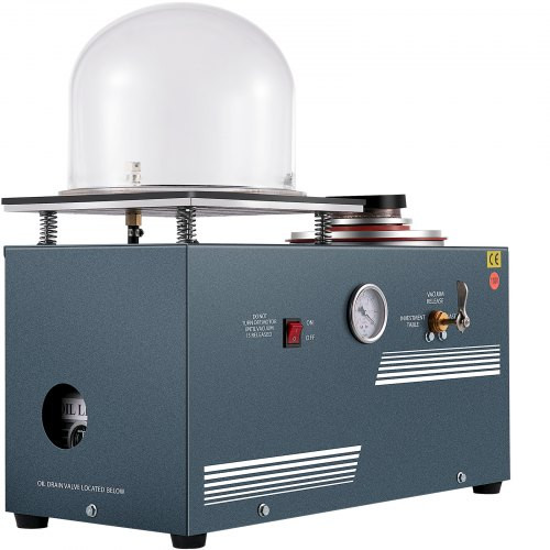 Vacuum Investing Casting 2L Vacuum Casting Machine with 3 CFM Pump Casting and Investing Machine for Invested Flasks and RTV Molds