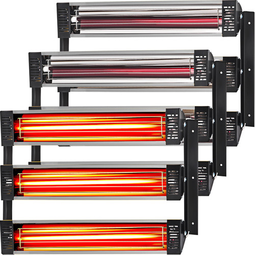 Infrared Paint Curing Lamp, 3000W Spray Baking Booth, 3 x 3000W Infrared Paint Curing Lamp, 110V Car Bodywork Repair Paint Dryer, 3 Sets