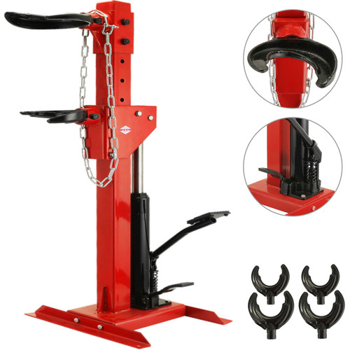 3 Ton Capacity Auto Strut Coil Spring Compressor Tool 6600LB Strut Compressor with 4 Snap Joints Air Hydraulic Tool for Car Repairing and Strut Spring Removing (3 Ton Capacity)