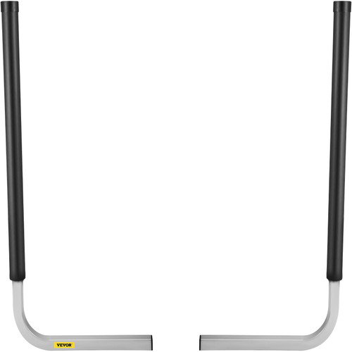 Boat Trailer Guide-on, 60", One Pair Steel Trailer Post Guide ons, with Black PVC Tube Covers, Complete Mounting Accessories Included, for Ski Boat, Fishing Boat or Sailboat Trailer