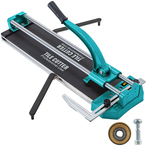 31 Inch Manual Tile Cutter Double Rails, Professional Tile Cutter W/Alloy Cutting Wheel for Porcelain and Ceramic Tiles