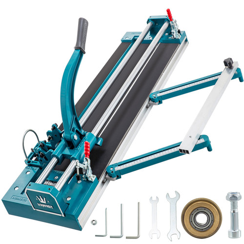 31.5 Inch Tile Cutter Double Rail Manual Tile Cutter 3/5 in Cap w/Precise Laser Positioning Manual Tile Cutter Tools for Precision Cutting (31.5 inch)