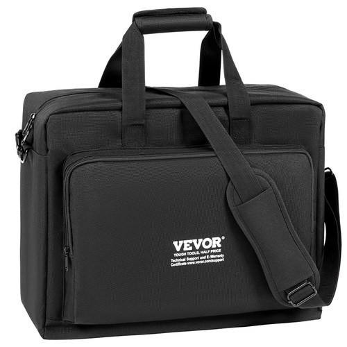 Padded DJ Mixer Gig Bag, 1200D Oxford Fabric, DJ Gear Carry Bag with a Storage Pocket 4.92 ft Removable Shoulder Strap 0.39 in Padding, 19.29 x 8.66 x 15.34 in Storage Case for DJ Controller