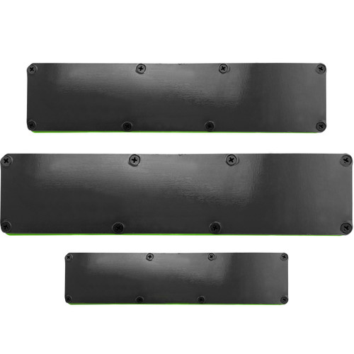 3-Pack Metric Magnetic Socket Organizers, 1/2-inch, 3/8-inch, 1/4-inch Drive Socket Holders Hold 68 Sockets, Green Tool Box Organizer for Sockets Storage