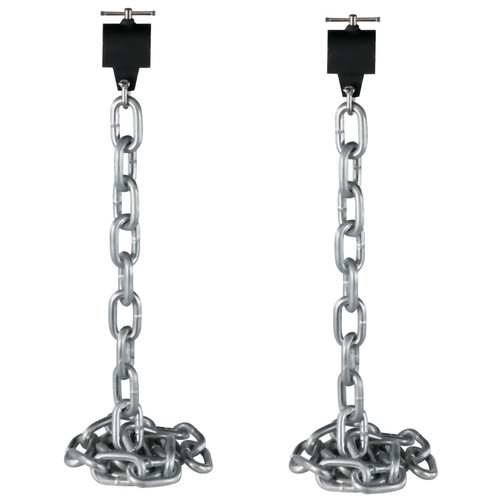Weight Lifting Chains, 1 Pair 44LBS/20kg Weight Lifting Chains,Bench Press Chains with Collars, 5.2ft Olympic Barbell Chains Weight Chains for Power Lifting, Silver