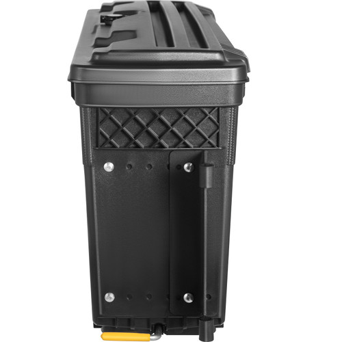 Truck Bed Storage Box, Lockable Lid, Waterproof ABS Wheel Well Tool Box 6.6 Gal/20 L with Password Padlock, Compatible with Tundra 2007-2021, Passenger Side, Black