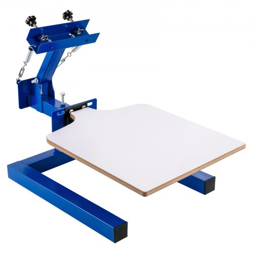 Screen Printer 1 Color 1 Station Silk Screen Printing Kit 55x45cm T-Shirt Screen Printing Machine Screenprint Press (1 Color 1 Station)
