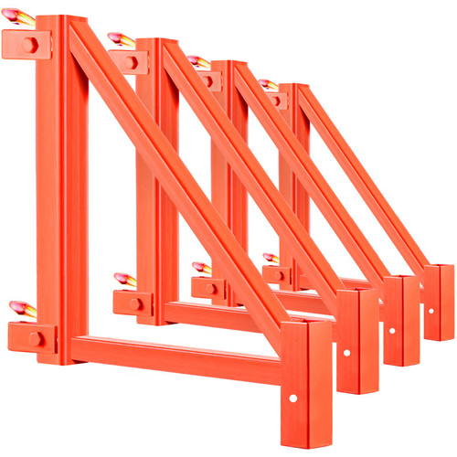 Scaffold Outrigger, 18" x 18" x 24" Scaffolding Outriggers, 4 Pieces Outriggers for Scaffolding w/Locking Pins for Home Improvement Projects Like Painting, Patching Drywall or Cleaning Windows