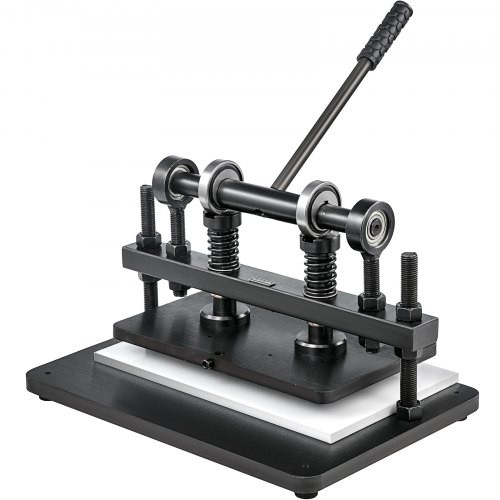 Leather Cutting Machine 360x220mm Manual Die Cutter Max. 15 mm Leather Embossing Machine Hand Press Mold Leather Die Cut Leather Craft Cutting Machine for Various of Materials