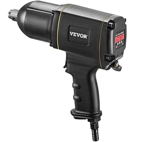 Air Impact Wrench 3/4 Inch Pneumatic Impact Wrench, 1800 Nm Air Impact Driver, Air Impact Driver with 3-Speed Control Max 5600RPM Heavy-Duty Twin Hammer Air Wrench for Tire Rotation and Removal