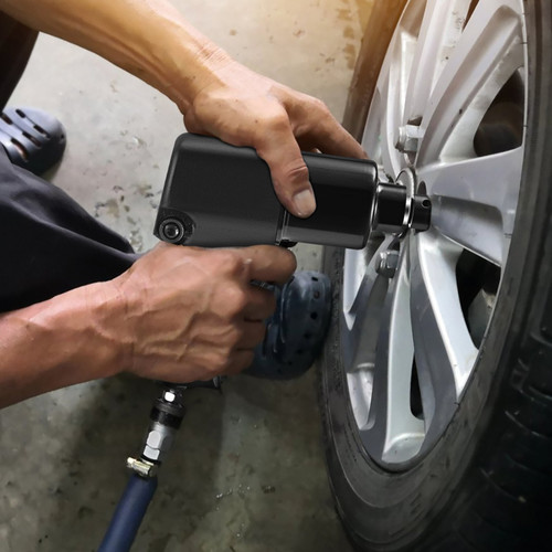 Air Impact Wrench, 1/2" Pneumatic Impact Wrench, 660Nm Air Impact Driver, 487ft-lbs 5-Speed Control Air Impact Driver, Heavy Duty for Car Tire Rotation and Removal
