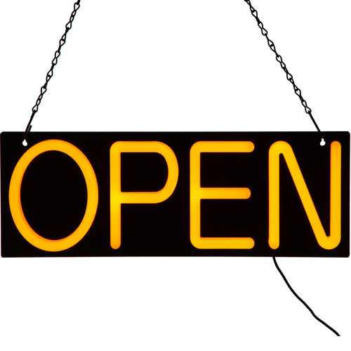 LED Open Sign, 20" x 7" Neon Open Sign for Business, Advertisement Board Multiple Flashing and Color Modes Neon Lights Signs w/Remote Control, Used for for Restaurant, Hotel, Window, Wall