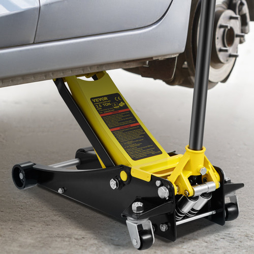 Low Profile Floor Jack 2.5 Ton Heavy Steel Single Piston Hydraulic Pump