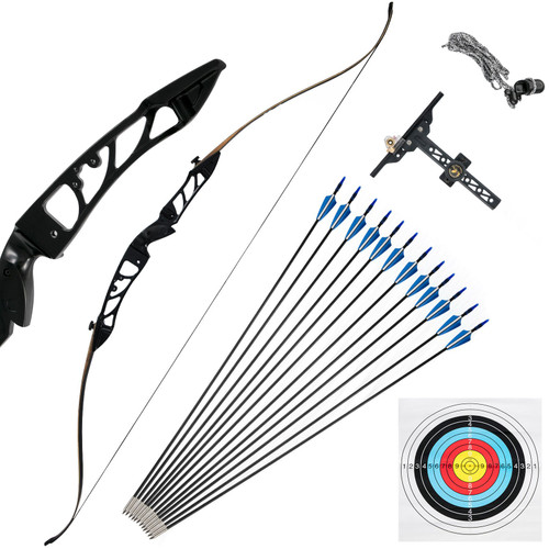 Recurve Bow Set 18lbs Archery Bow Aluminum Alloy Takedown Recurve Bow Right Hand Bow And Arrow Takedown Bow Archery Set Bow And Arrow For Adults Youth Hunting Shooting Practice Competition