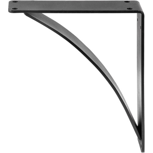 Heavy Duty Shelf Brackets 2 Pack, Floating Shelf Bracket 9x12x4", 450lbs Load Garage Workshop Home Steel Shelf Brackets Hand Welded Triangle Shelf Support Holder Wall Matte Black DIY Rustic