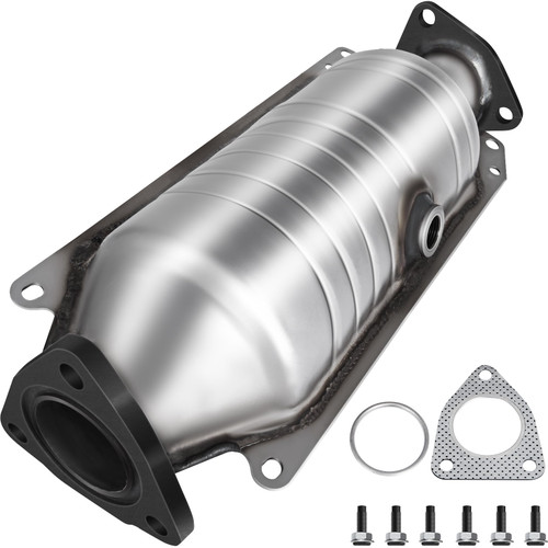 Catalytic Converter Compatible with 1998-2002 Honda Accord 2.3L, Direct-Fit High Flow Series Cat Converter, Stainless Steel Exhaust Converter Pipe w/Flange Design & Gasket (OBD III Compliant)