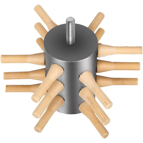 Chicken Plucker Drill Attachment, Stainless Steel Drill Chicken Plucker, 24 Fingers Chicken Feather Plucker Machine, 0.4 Inches Shank Poultry Defeathering Machine for Broiler Goose Duck Turkey