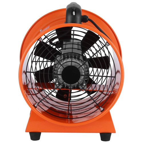 Utility Blower Fan, 12 Inches, 520W 2295 CFM High Velocity Ventilator w/ 16 ft/5 m Duct Hose, Portable Ventilation Fan, Fume Extractor for Exhausting & Ventilating at Home and Job Site