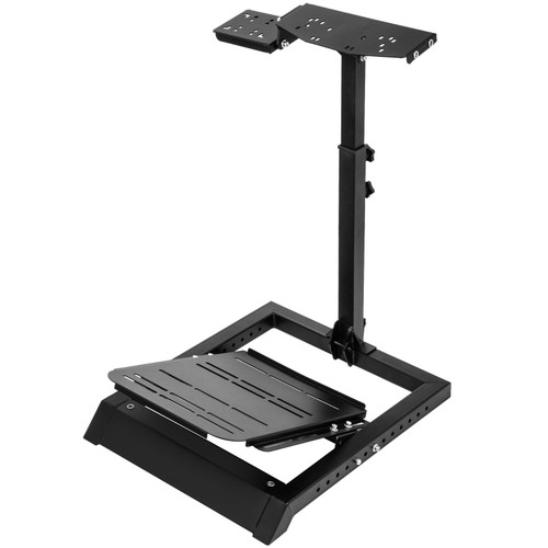 Universal Racing Wheel Stand Kit Height & Angle Adjustable Steering Wheel Stand For Logitech, Thrustmaster & Fanatec