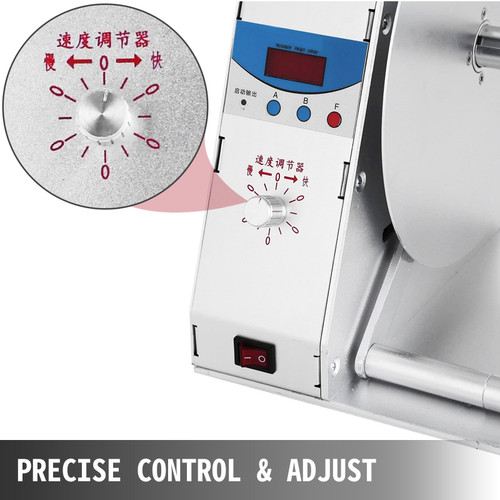 Label Rewinder, Digital Automatic Rewinding Machine, Adjustable Speed 1 Core Sticker Tags Barcode Rewinder, Label Printing Machine for Office Warehouse Production linei14110Vi14