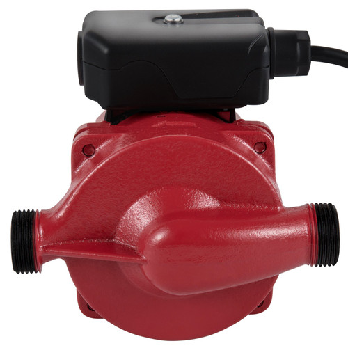 Recirculating Pump, 93W 110V Water Circulator Circulating Pump NPT 3/4" w/Brass Fittings, 3-speed Control Recirculation 9.5 Gpm RS15-6 for Electric Water Heater System