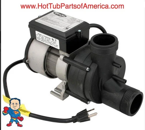Vico Power WOW Bath Pump 1.0HP 115V Garden Tub Hydro-Massage w/Air Switch & Cord