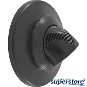 VRFTHFBK Infusion Pool Products Inlet Fitting, Infusion Venturi, 1-1/2″mpt, w/Flange, Black