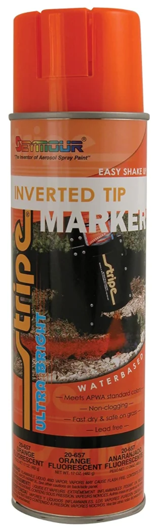 Waterbase Fluorescent Orange, 20 oz Aerosol Can – 20-657